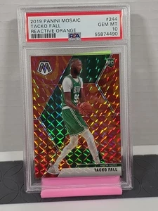 2019/20 Panini Mosaic TACKO FALL REACTIVE ORANGE PRIZM PSA 10 RC #244 Celtics - Bild 1 von 2