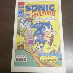 SONIC THE HEDGEHOG Edición Estreno #1/4 ¡Muy Buen Estado!  Sega Promo - Imagen 1 de 12