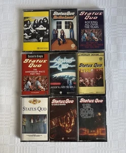 Status Quo Cassette Tape Konvolut x 9 - meist Vertigo - getestet und funktionsfähig - Bild 1 von 14