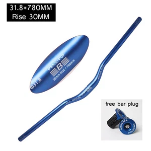 25.4mm 31.8mm Mountain Bike Handlebar 620-780mm Bicycle Swallow/Flat Handle Bar  - Picture 1 of 43