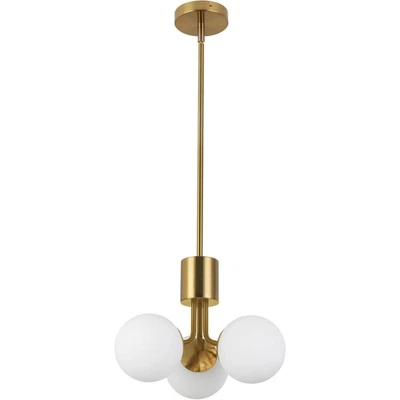 Lámpara de araña Dainolite Lighting AMA-153P-AGB Amanda latón envejecido Foto 1 de 2