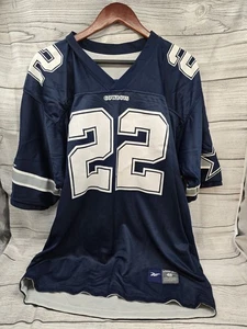Emmitt Smith #22 NFL Dallas Cowboys Trikot blau grau wendbar Reebok Herren 48 - Bild 1 von 15