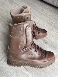 HAIX Cold Wet Weather Brown British Army Boots Walking Boots - 10M - Picture 1 of 14