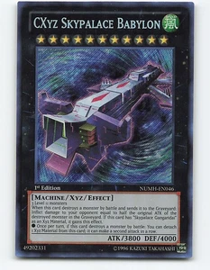 CXyz Skypalace Babylon #NUMH-EN046 Foil 1st Edition Yugioh Card - Picture 1 of 2