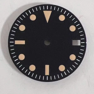28.5mm Single Calendar Dial Green Luminous Dial Accessories for NH35/36 Movement - Picture 1 of 4