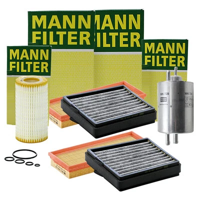 Kit de filtro de aceite de motor de combustible de cabina de aire Mann-Filter para Mercedes-Benz C32 AMG Foto 1 de 2