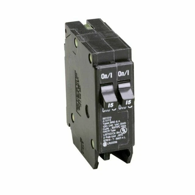 Eaton BD1515 Circuit Breaker - Black