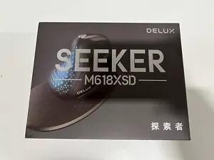 Delux Seeker M618XSD Vertical Mouse Rechargeable USB/Bluetooth OLED - Picture 1 of 5
