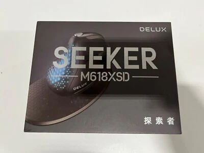 Delux Seeker M618XSD Vertical Mouse Rechargeable USB/Bluetooth OLED - Image 1 of 4