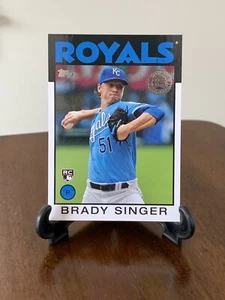 2021 Topps Series 1 BRADY SINGER 1986 Topps Insert Royals Rookie #86B-3 - Picture 1 of 2