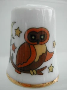 Dé à coudre de collection Thimble - LES CHOUETTES MODERNES - N° 6 - Bild 1 von 1