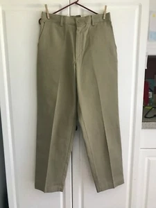2 Pantaloni da lavoro uomo rossi Kap Flat Front nuovi taglia (32x32-tag) Actual-30x31 Tan - Foto 1 di 5