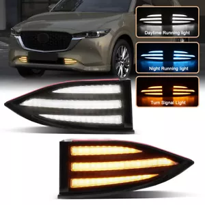 Für 2022-2025 Mazda CX5 Front DRL Tagfahrlicht LED Nebelscheinwerfer mit Abbieger - Bild 1 von 9