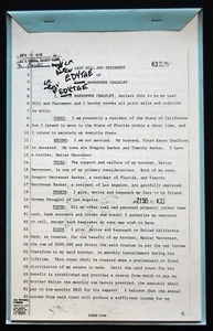 SUSAN HAYWARD A.K.A. EDYTHE MARRENNER CHALKLEY – COPY OF LAST WILL AND TESTAMENT - Picture 1 of 1
