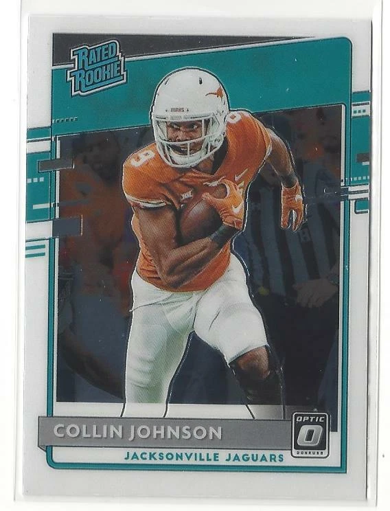 2020 Donruss Collin Johnson Optic Rated Rookie Preview Fanatics P-347 Jaguars - Image 1 of 1