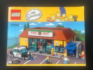 71016 Lego Kwik-E-Mart - used but 100% complete (no box!)