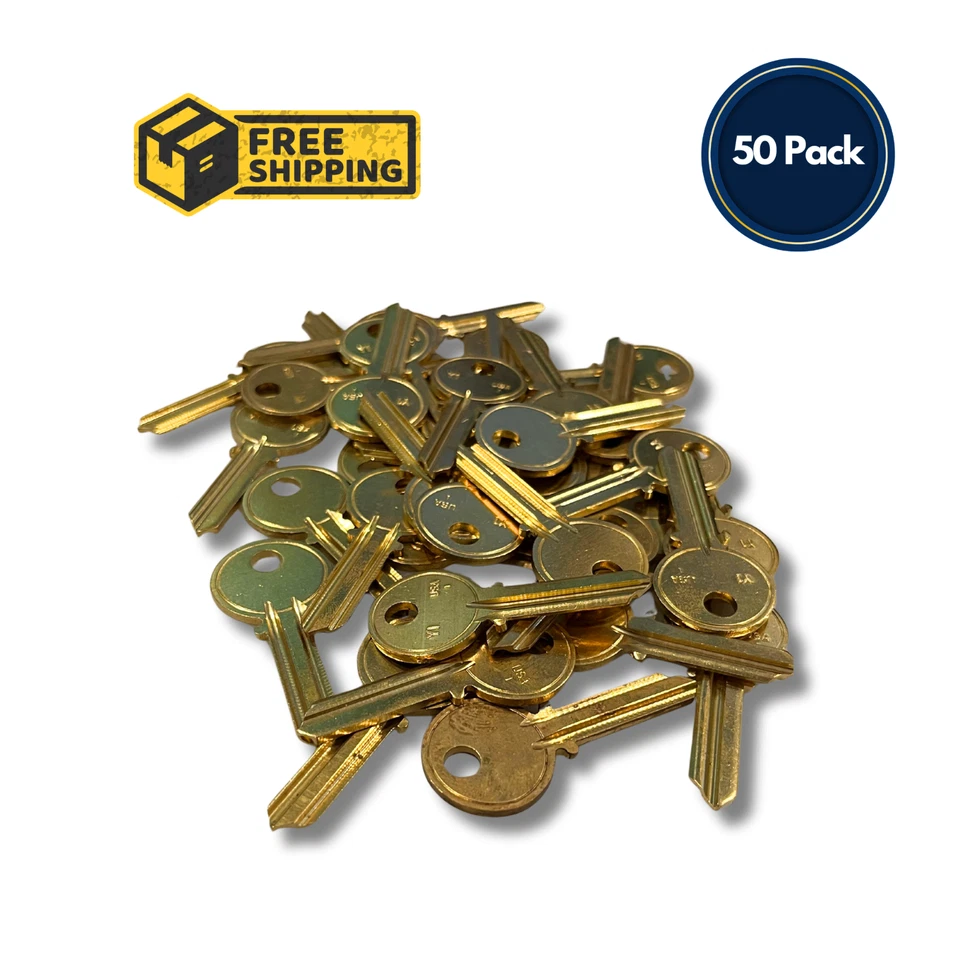 FREE SHIPPING - Y1 Key Blanks (50 Pack) Compatible with Yale Y1 Keys - Image 1 of 3