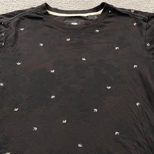 G-Star Raw Shirt Mens Medium Spell Out Logo Black Short Sleeve - Picture 1 of 15