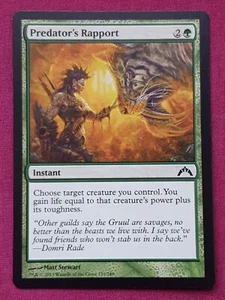 Magic The Gathering GATECRASH PREDATOR'S RAPPORT green card MTG - Picture 1 of 2