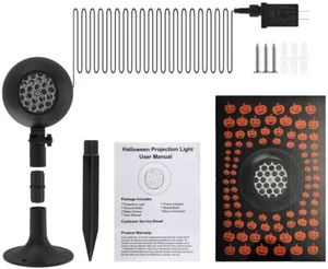 Luces LED de Halloween impermeables decoraciones proyector interior/exterior tema fiesta - Imagen 1 de 14