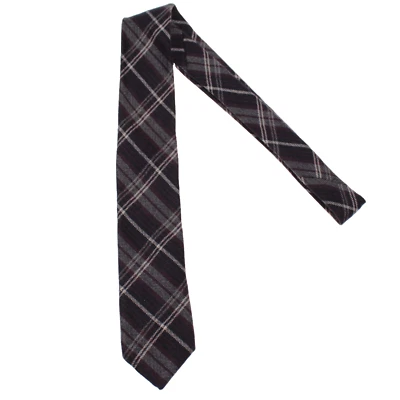 Corbata de cuello Tino Cosma nueva con etiquetas en azul/púrpura/gris a cuadros 100 % cachemir Foto 1 de 4