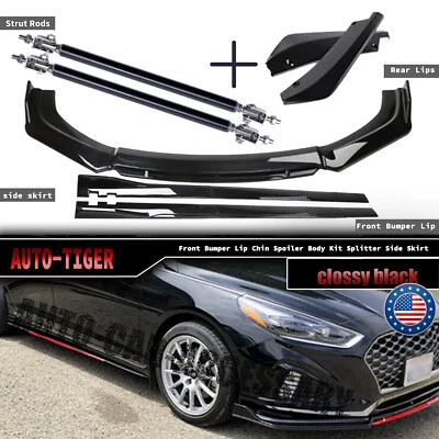 Parachoques delantero alerón labial divisor faldón lateral para Hyundai Tucson Foto 1 de 4