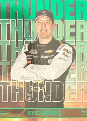 2023 Panini Chronicles - Thunder Green #5 Kyle Busch - Image 1 of 2