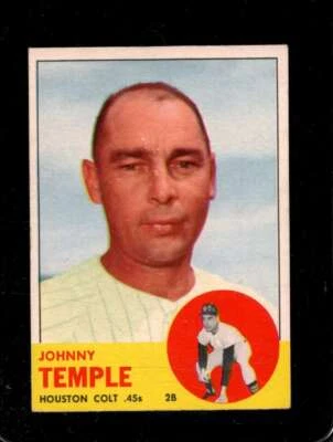 1963 TOPPS #576 JOHNNY TEMPLE EX *X72780 - Image 1 of 2