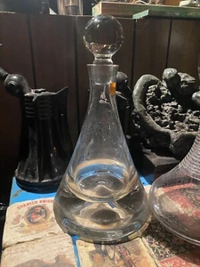 Studio Nova Crystal Glass Captains Ship Decanter 13” Poland Star Trek Heavy 8 Lb - Picture 1 of 2