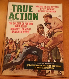 True Action Pulp June 1961 Soldier of Fortune; Antarctica; Fraulein Patrol VG+ - Picture 1 of 3