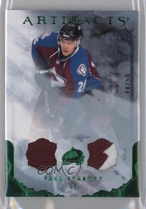 2010-11 Upper Deck Artifacts Emerald Jersey/Patch /50 Paul Stastny #66 Patch