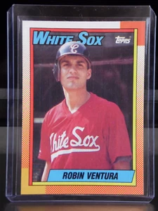 1990 TOPPS MLB BASEBALL CARD ROBIN VENTURA #121 CHICAGO WHITE SOX CENTERED MINT - Picture 1 of 2