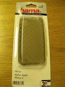 Hama 104597 TPU Plastic Transparent Case Apple iPhone 4G - Picture 1 of 1
