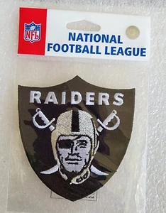 🏈 NFL EK Success RAIDERS LOGOTIPO OFICIAL 🏈 Álbum de recortes o costura PARCHE RETIRADO - Imagen 1 de 5