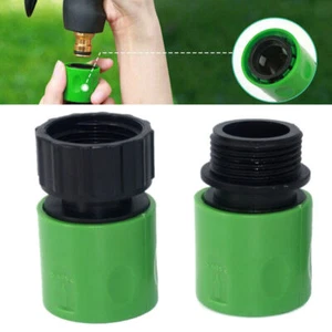 3/4" Female and Male Hose Pipe Fitting Kit Garden Water Adaptor Quick Connector - Picture 1 of 5