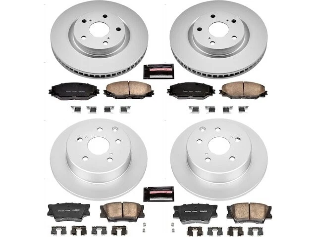 Kit de pastillas de freno y rotor delanteras y traseras para 06-18 Toyota RAV4 3,5 L V6 ZR81J4 Foto 1 de 1