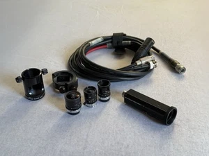 SONY XC-555 1/2" CCD ULTRA-COMPACT COLOR VIDEO CAMERA + 3 Lenses AS-IS - Picture 1 of 8