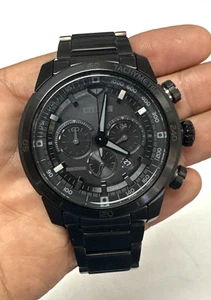 Citizen Eco-Drive Chronograph Black Dial Men's Watch B620-S094917 - Picture 1 of 8