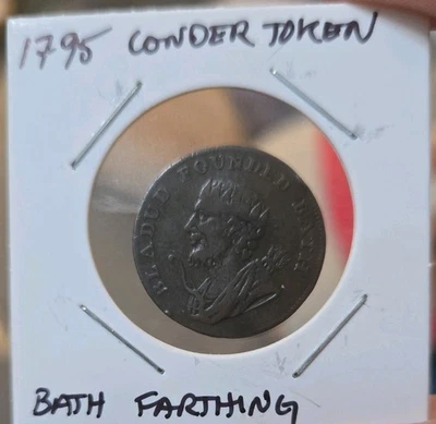 1795 GB Conder Farthing - SOMERSET BATH - Frances Heath  - Imagem 1 de 2