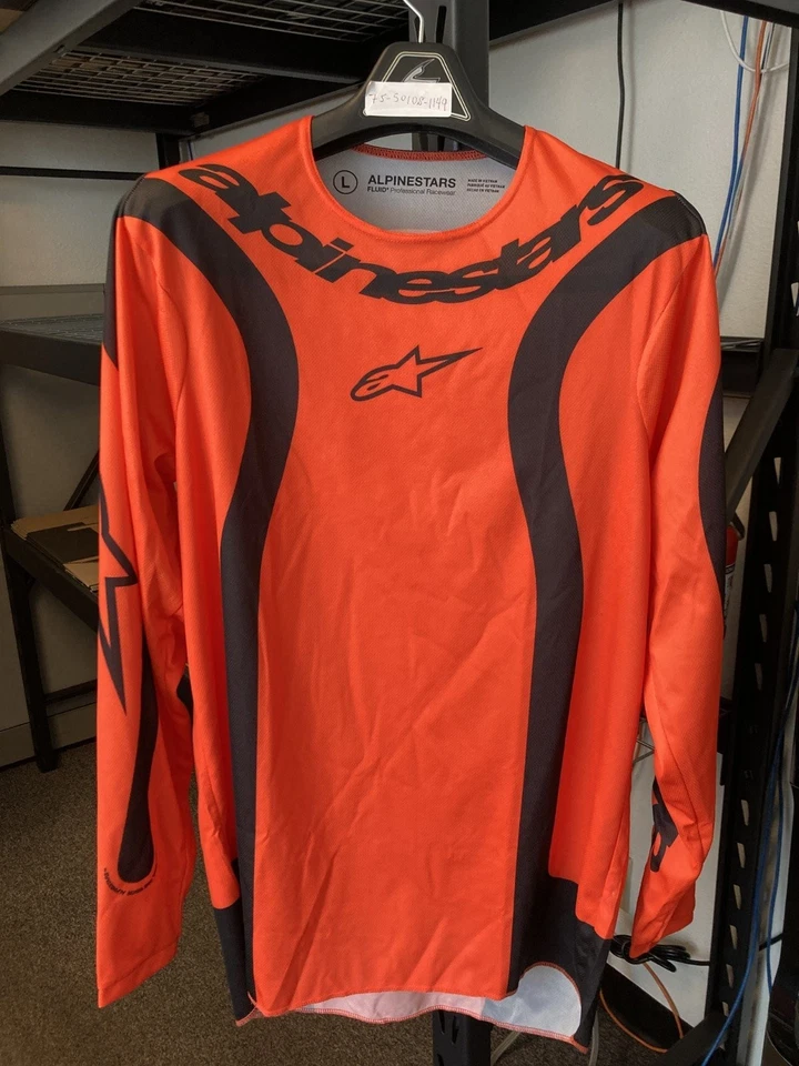 Alpinestars Fluid Lurv Jersey Hot Orange/Black size Large Foto 1 de 1
