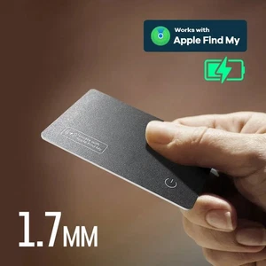 Cartera de tarjeta de seguimiento de carga inalámbrica localizador GPS mini etiqueta inteligente, dispositivo Apple - Imagen 1 de 4