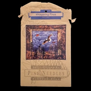 Vtg McKenna Ryan Quilt Pattern Whispering Pines 35 x 30 Eagle 1995 Pine Needles - Picture 1 of 6