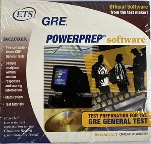 ETS GRE POWERPREP Software Test Preparation For The GRE General Test Version 3.1 - Afbeelding 1 van 5