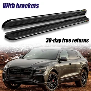 2Pcs Running Boards Nerf Bars Side Steps Fits for Audi Q8 2019-2020 - Picture 1 of 6