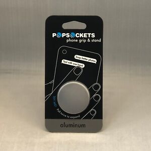 PopSockets Universal Phone Grip, Stand & Holder - Aluminum
