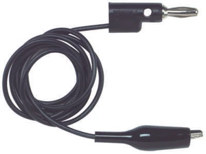 CAVO DI PROVA, NERO, 610MM, 60V, 5A, clip di alligatore a spina a banana cavi di prova - Foto 1 di 2