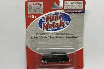 HO Scale Mini Metals 1953 Ford Courier Sedan Delivery Classic Metal Works, Green - Image 1 of 2