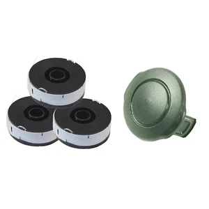 3 Spulen + Haube Florabest FRT 430 LIDL IAN 41955 Ersatzspule Faden Trimmer - Bild 1 von 4