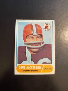 1968 TOPPS FOOTBALL #76 GENE HICKERSON!! $1 SHIPPING!! - Picture 1 of 2