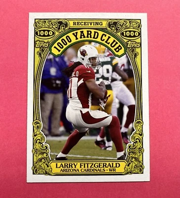 2013 Topps Archives 1000 Yard Club #13 Larry Fitzgerald - Arizona Cardinals - Image 1 of 2